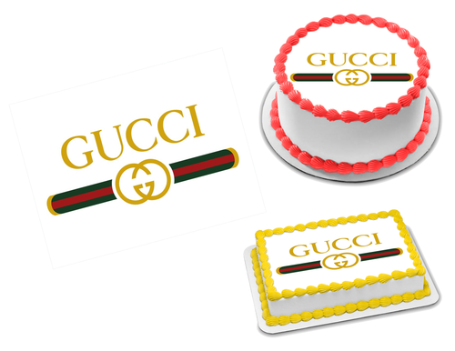 Gucci Edible Image Icing Frosting Sheet 1 Cake Cupcake Cookie Topper Sweet Custom Creations