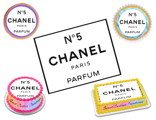 Cake Wrap // Chanel – Edible Cake Toppers