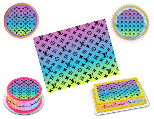 Louis Vuitton Edible Image Frosting Sheet #230 (70+ sizes)