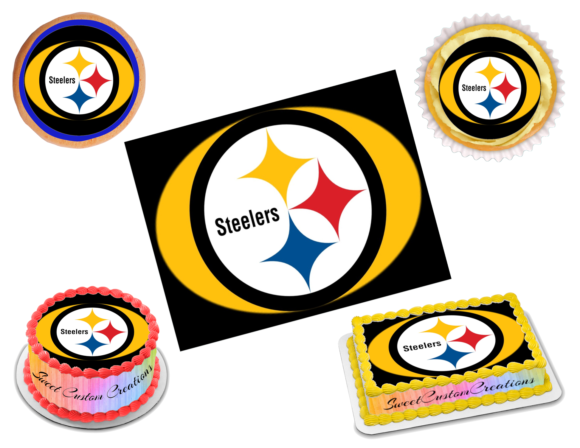 Pittsburgh Steelers Edible Image Frosting Sheet #54 (70+ sizes) – Sweet  Custom Creations