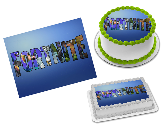 Fortnite Edible Image Frosting Sheet #7 Topper (70+ sizes) – Sweet Custom  Creations