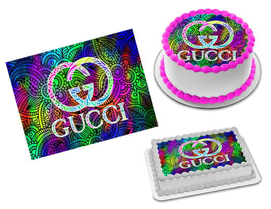 Gucci Inspired Boy Boss Baby Birthday Edible Cake Image-Boss Baby