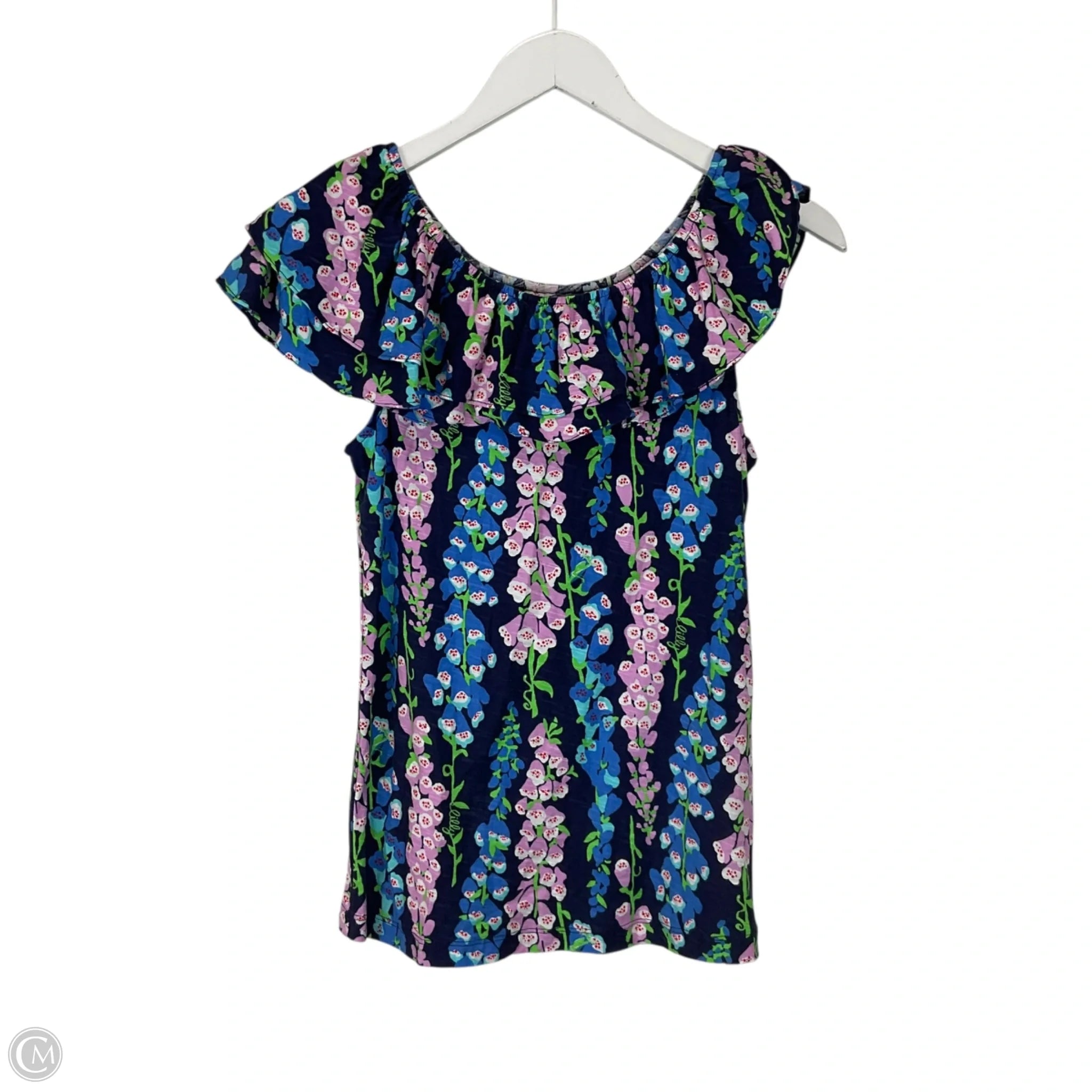Top Sleeveless Designer By Lilly Pulitzer In Navy, Size: S