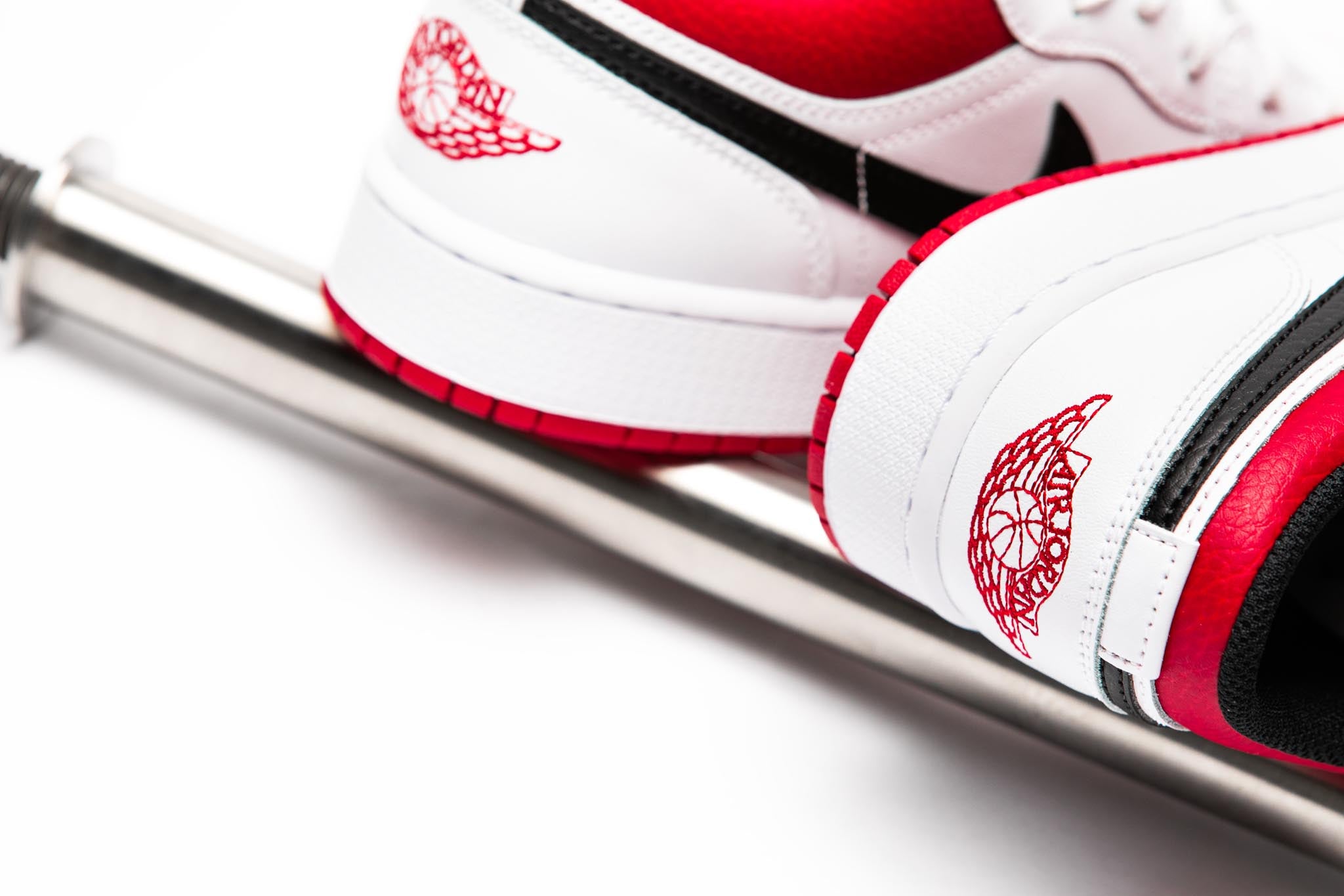 Air Jordan 1 Low White Gym Red Sneakerbox