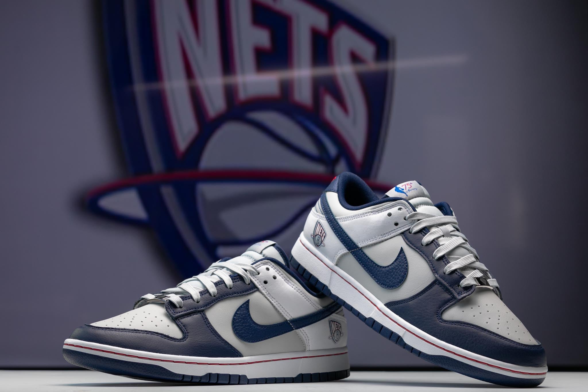 Nike x NBA 75th Anniversary Dunk Low EMB 'Brooklyn Nets' - 1