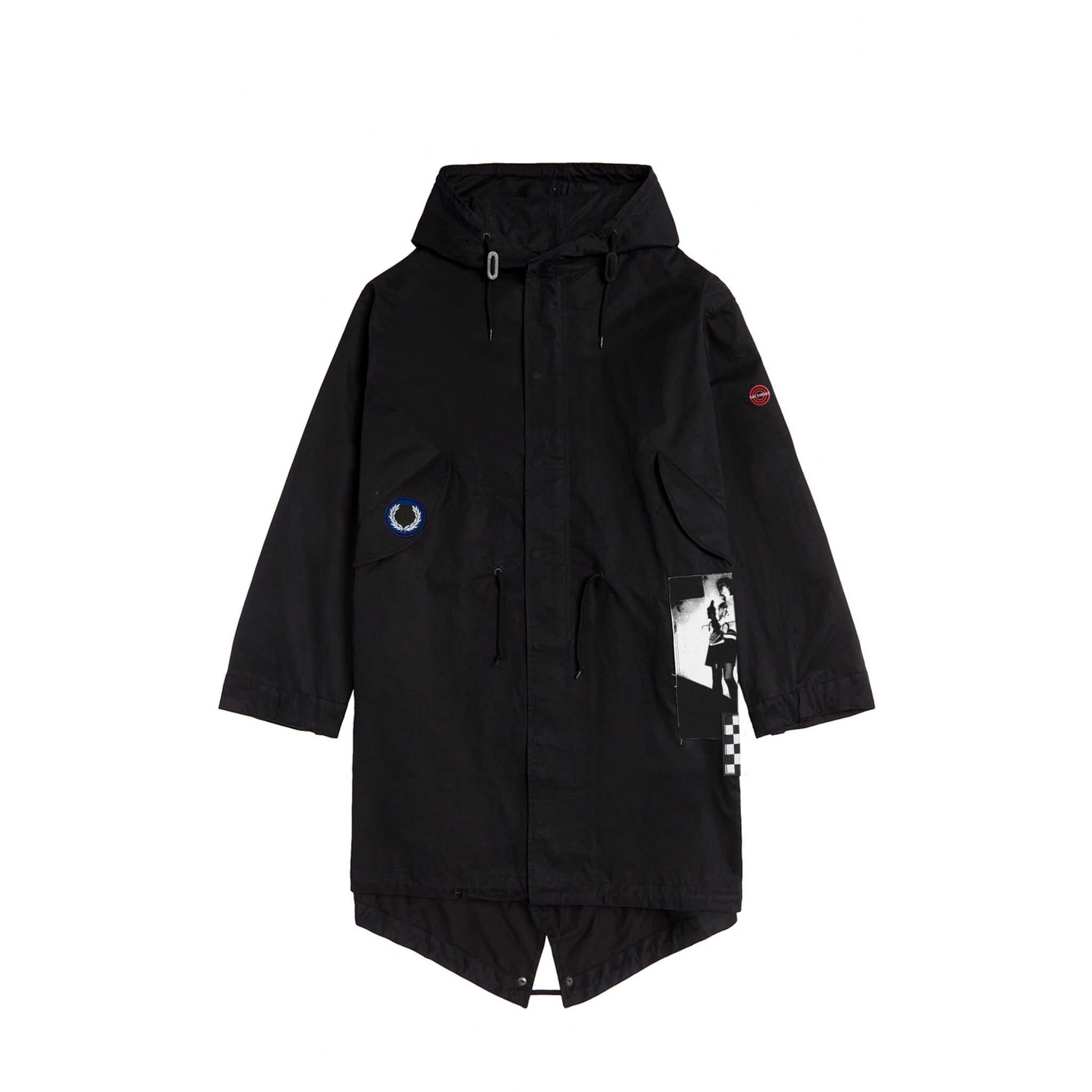 Fred Perry x Raf Simons Unlined Parka Black & SNEAKERBOX