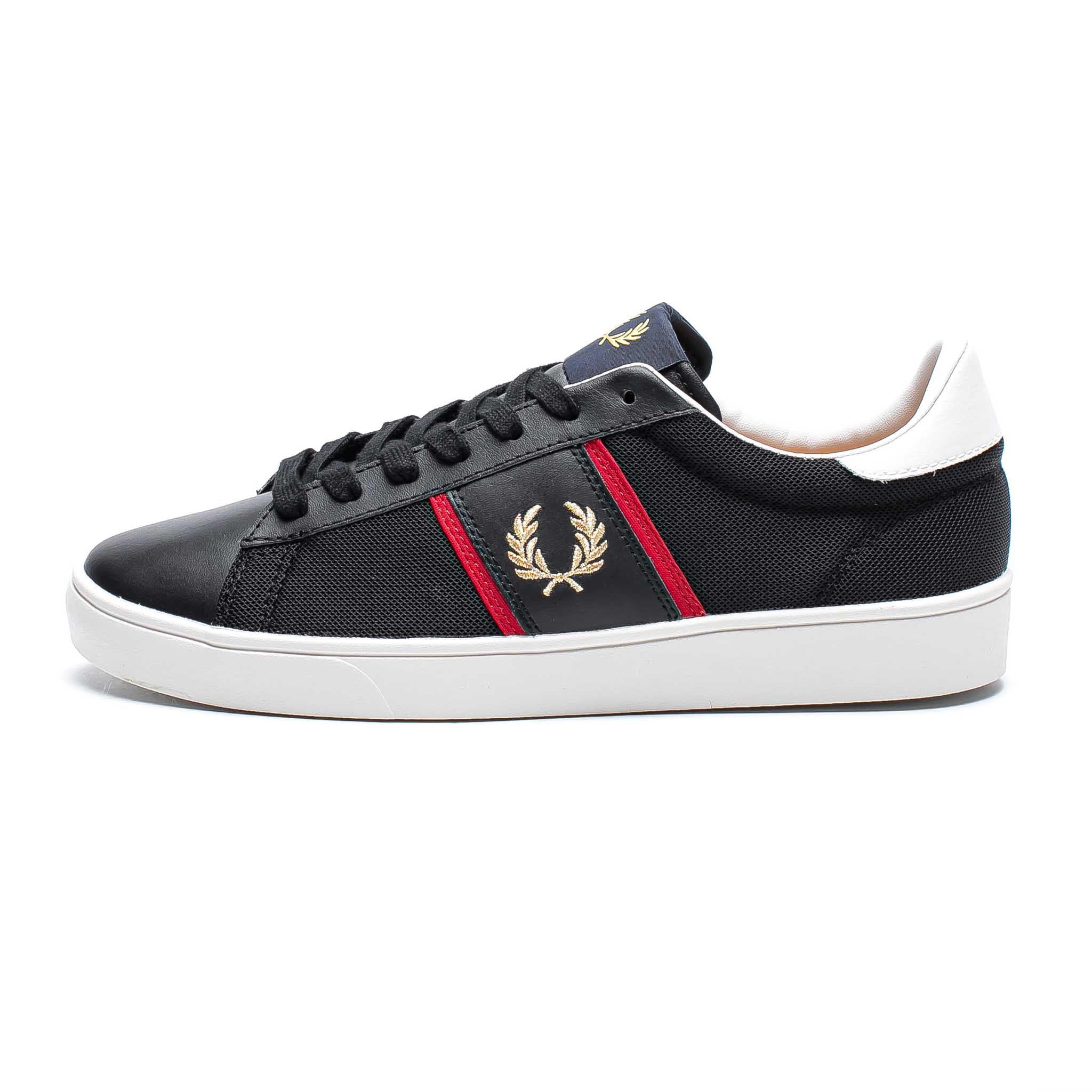 Fred Perry Spencer Mesh/Tipping Black & SNEAKERBOX