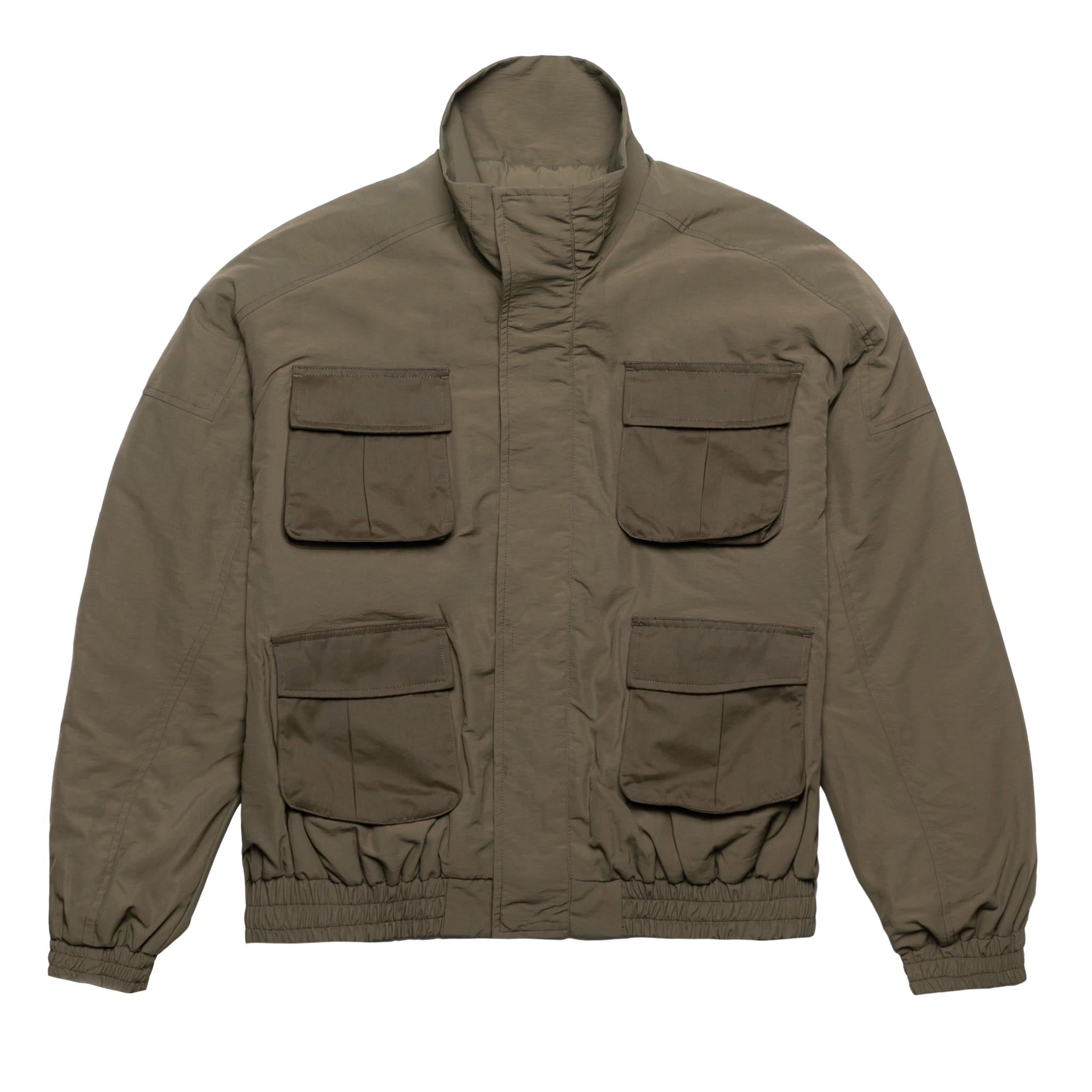 HOMME+ Cargo Pocket Bomber Jacket Army & SNEAKERBOX