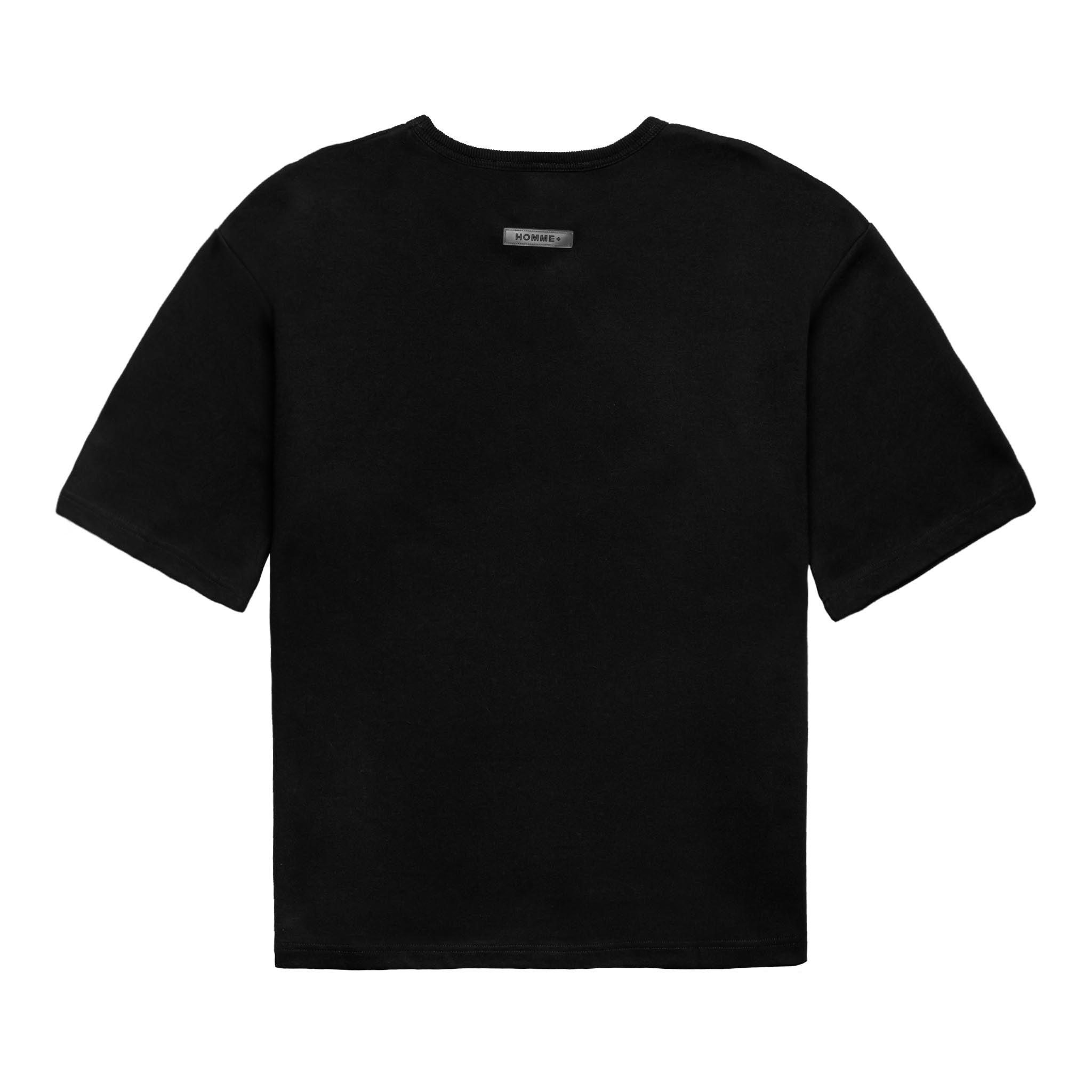 HOMME+ 'ESSENTIAL' Heavyweight Boxy Tee Black/White & SNEAKERBOX