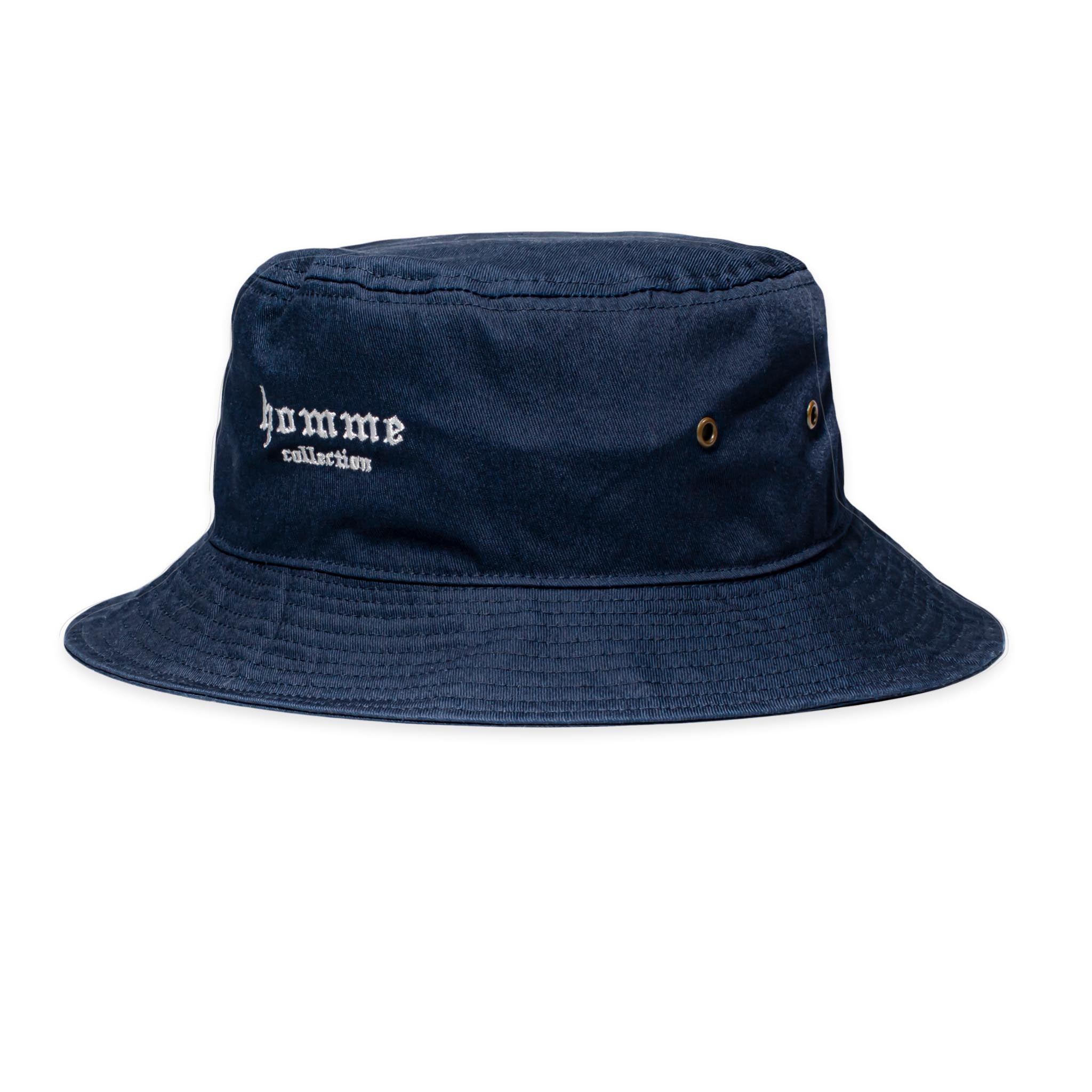 HOMME+ Collection Bucket Hat Navy & SNEAKERBOX