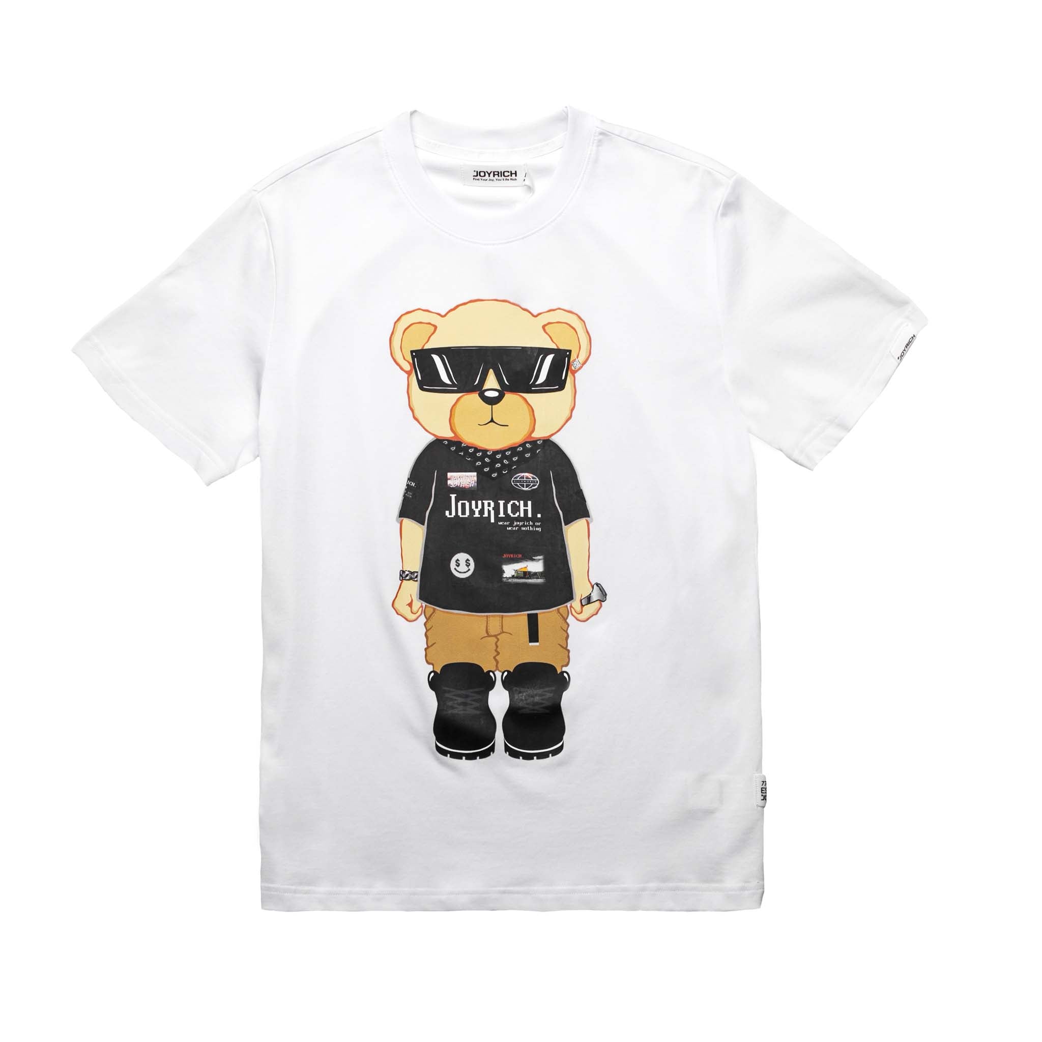 Joyrich Rich Teddy Crewneck Tee White & SNEAKERBOX