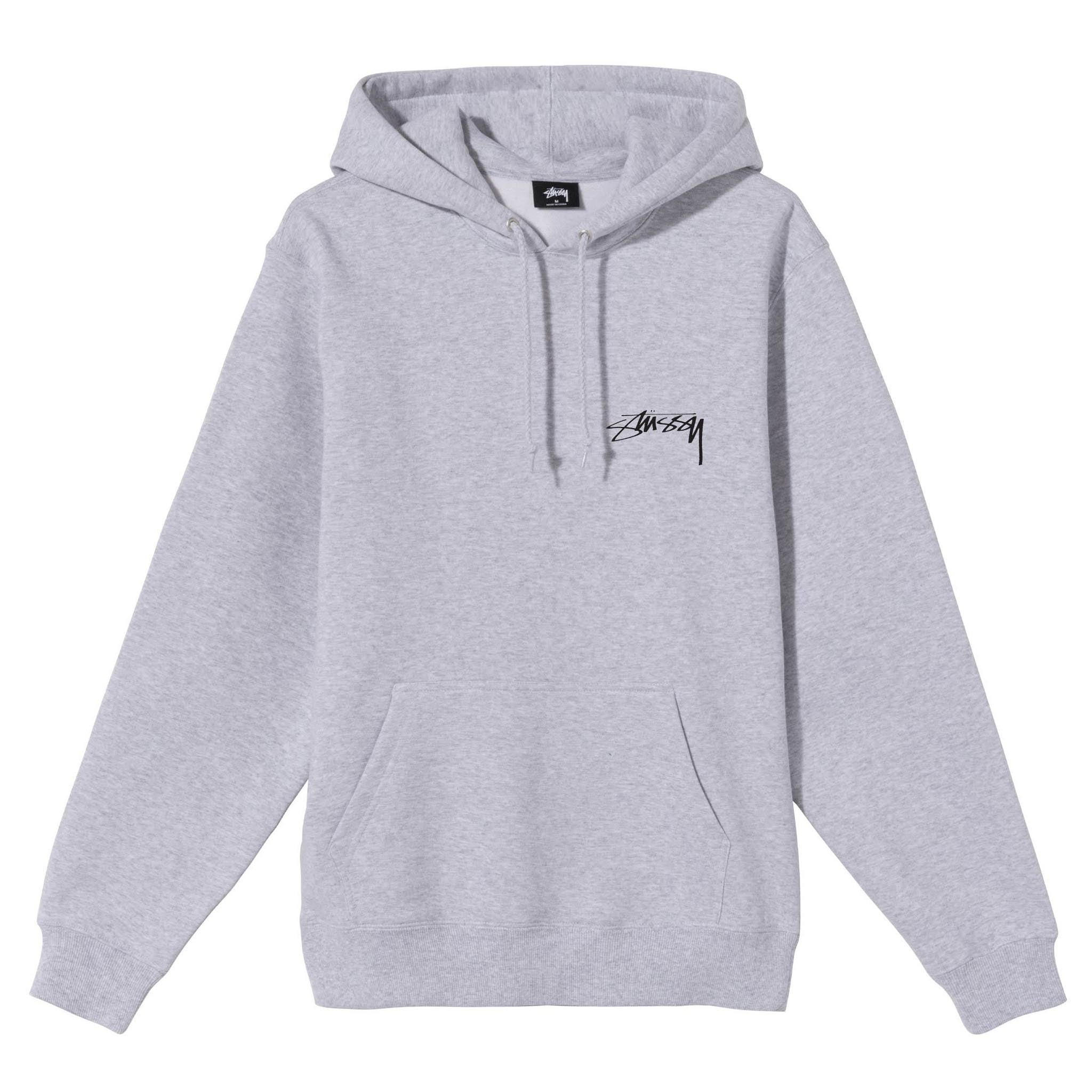 Stussy ITP Roses Hoodie Ash & SNEAKERBOX