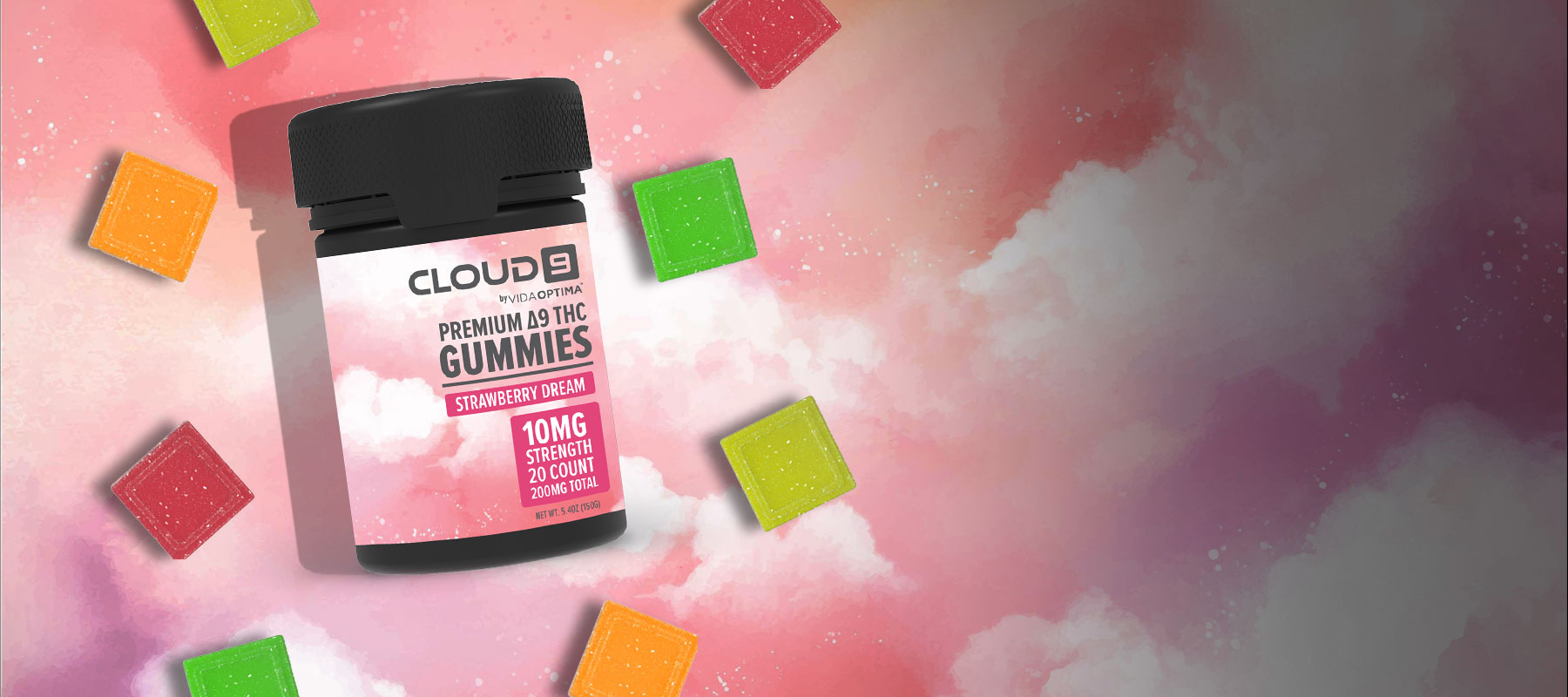 Vida Optima Cloud9 Hemp THC Gummies