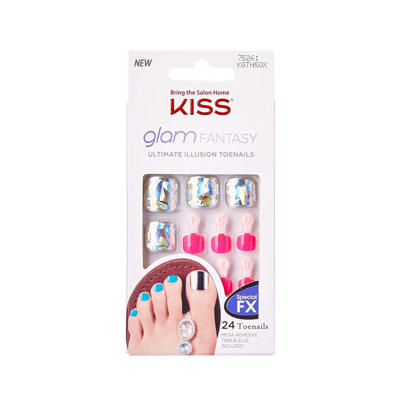 KISS Glam Fantasy Toe Nails – HW Beauty
