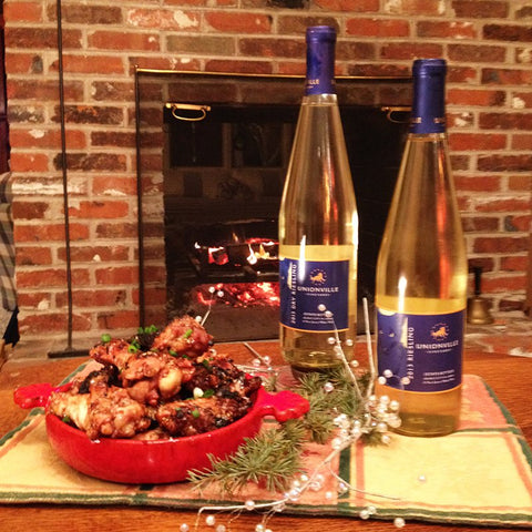 Unionville's Rieslings with Chicken Adobe