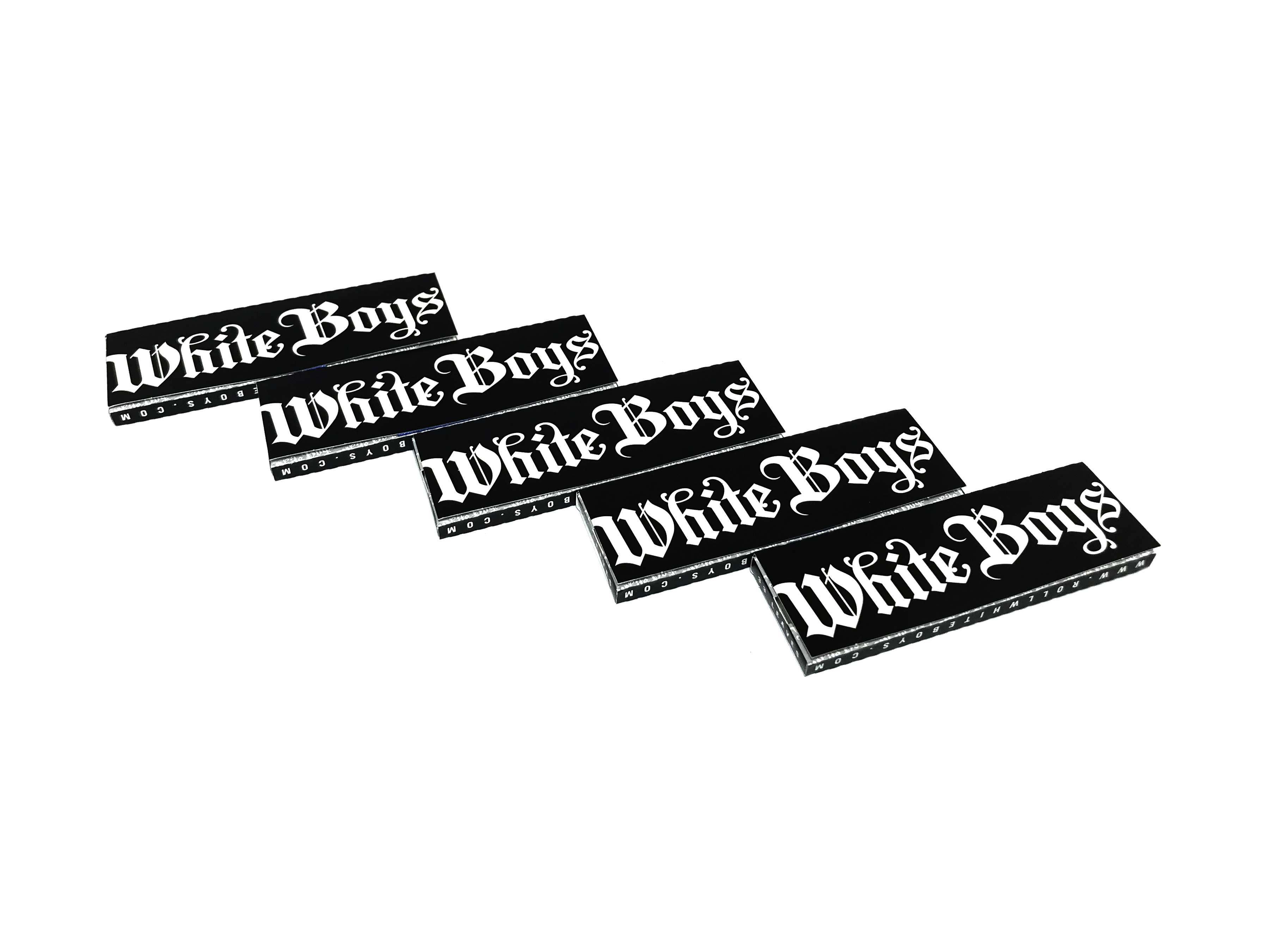 White Boys Premium Rolling Papers 1 Standard Size 10 Booklets Roll White Boys