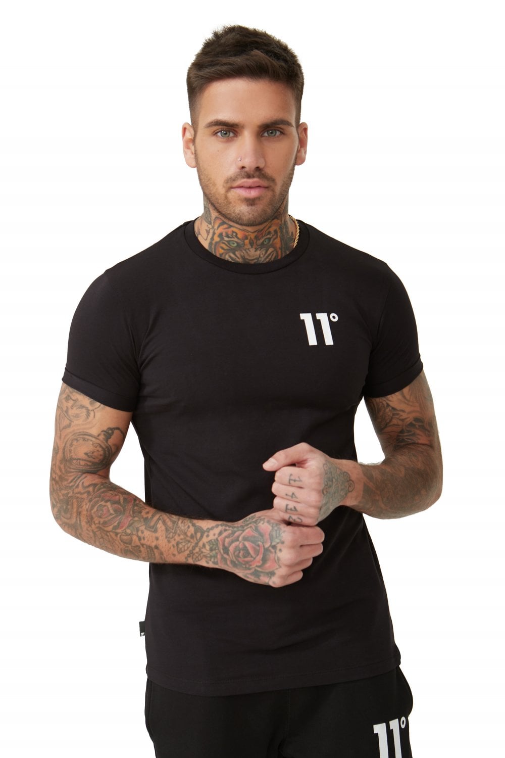 Overgave lever baai 11 Degrees Core Muscle Fit T-Shirt - Black – AddamStore.com