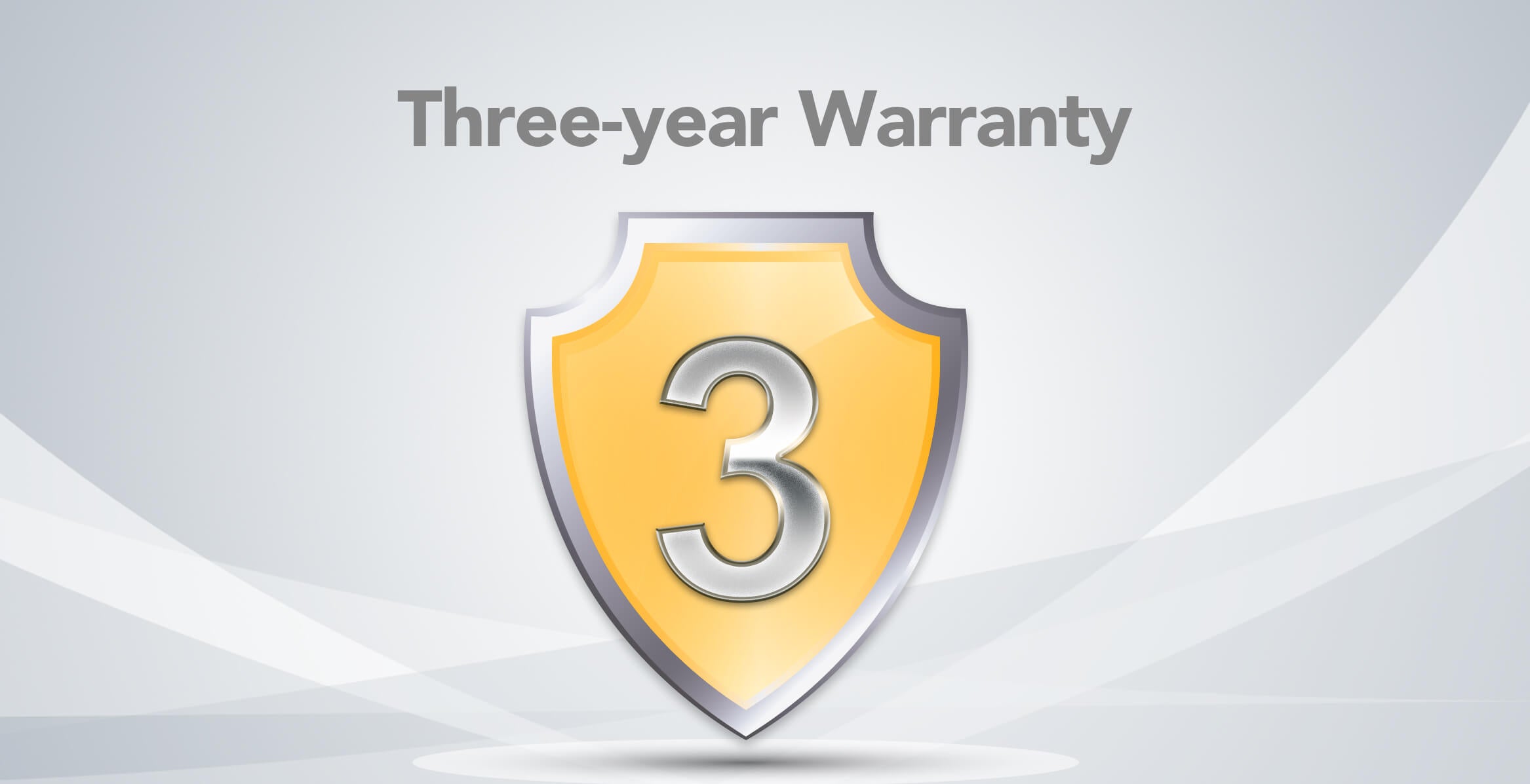 3 years warranty