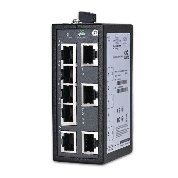 CU2008, Infrastructure, 8-port switch, Ethernet, 100 Mbit/s, 24 V DC, RJ45