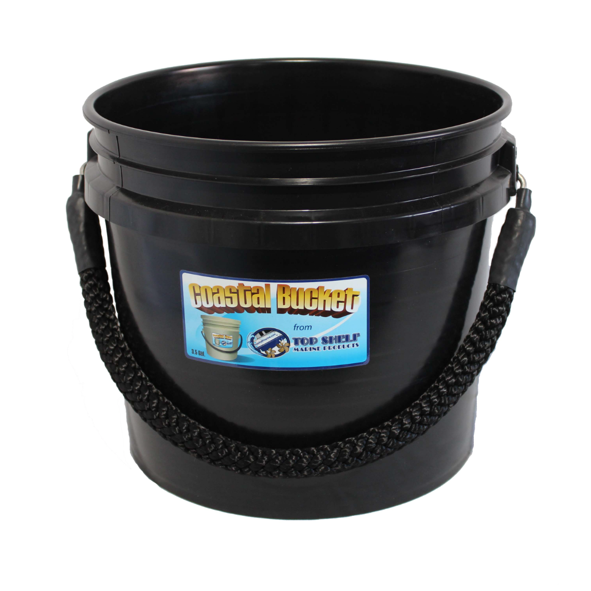 Gigco21 Boat Trash Topper - Black Mesh Cover Suitable for Standard 5 Gallon  Buckets - Complete with Floating Keychain