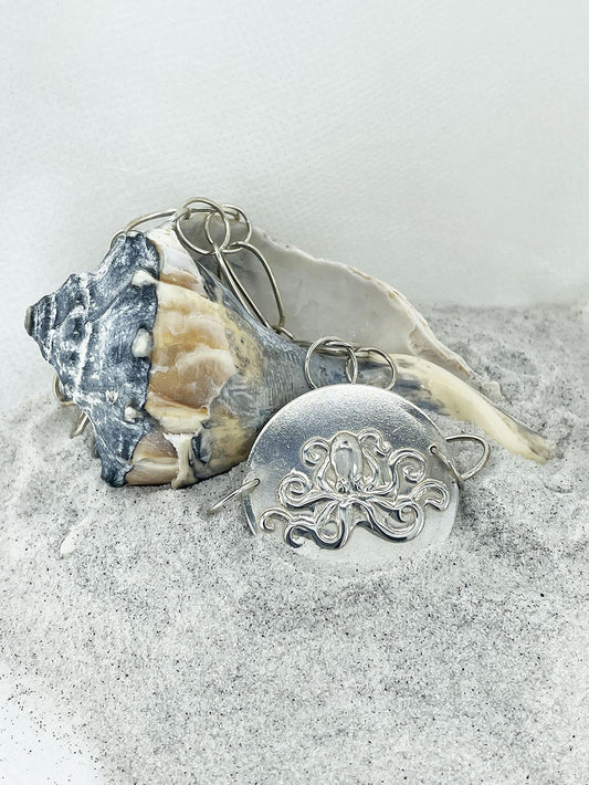 Argentium Silver Octo Cuff by Marye Brenda Jewelry