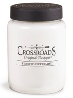 Crossroad Candle: Twisted Peppermint (Multiple Sizes)
