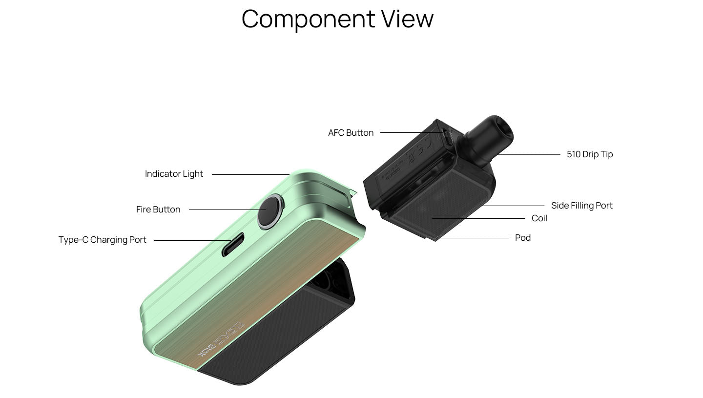 Flexus Blok Vape Pod Kit by Aspire Components