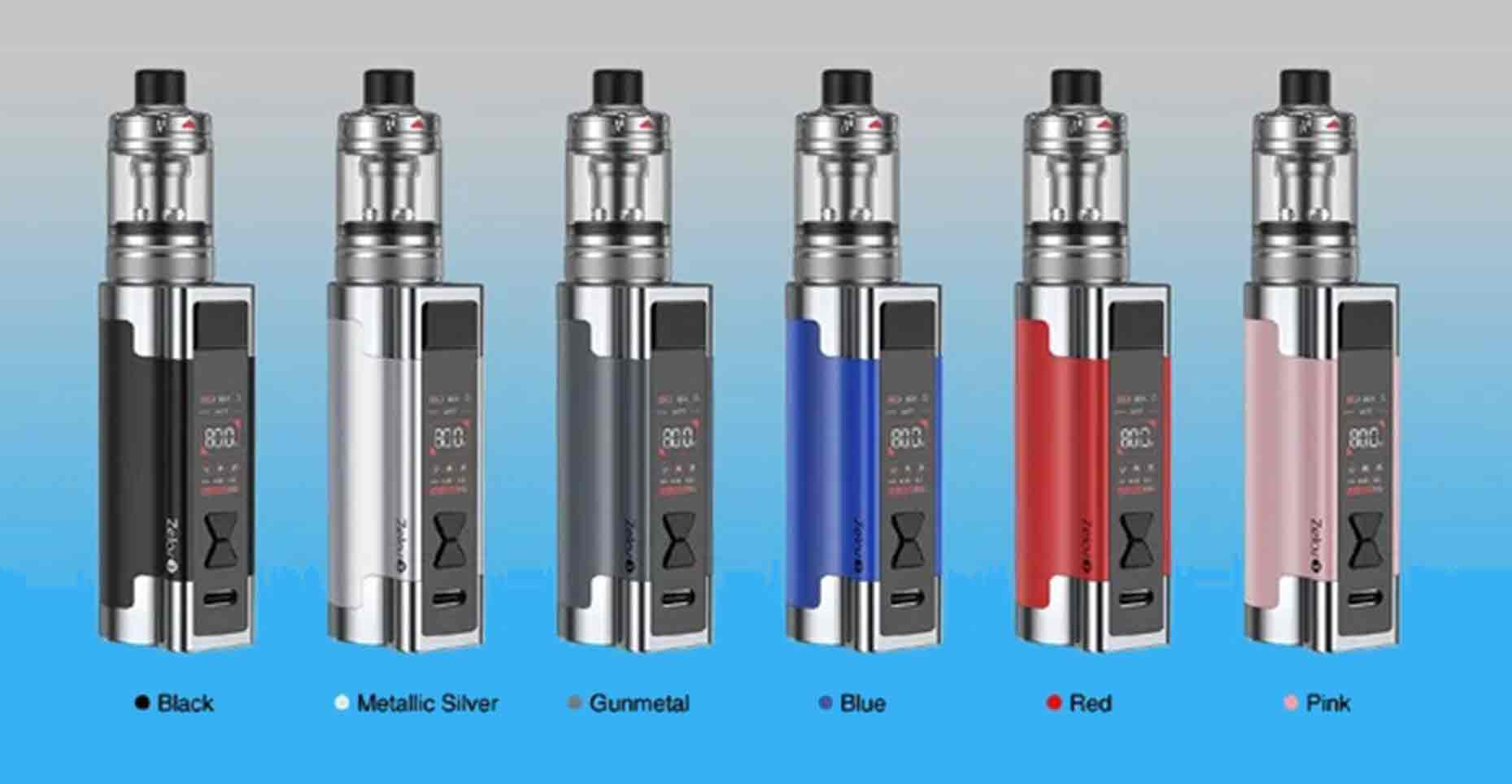 Zelos 3 Vape Kit by Aspire Colours