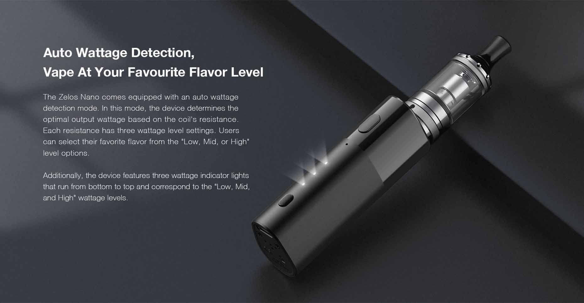 Zelos Nano Vape Kit by Aspire Power