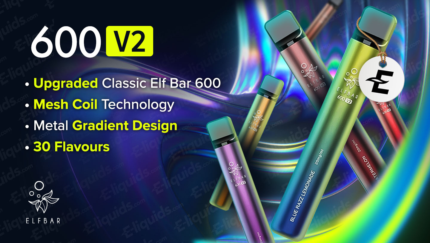 new elf bar 600 v2 disposable vape