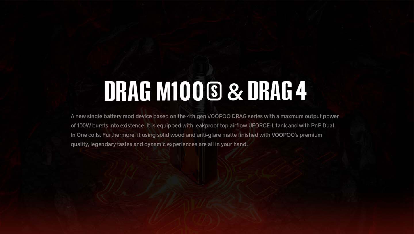 Drag M100s and Drag 4