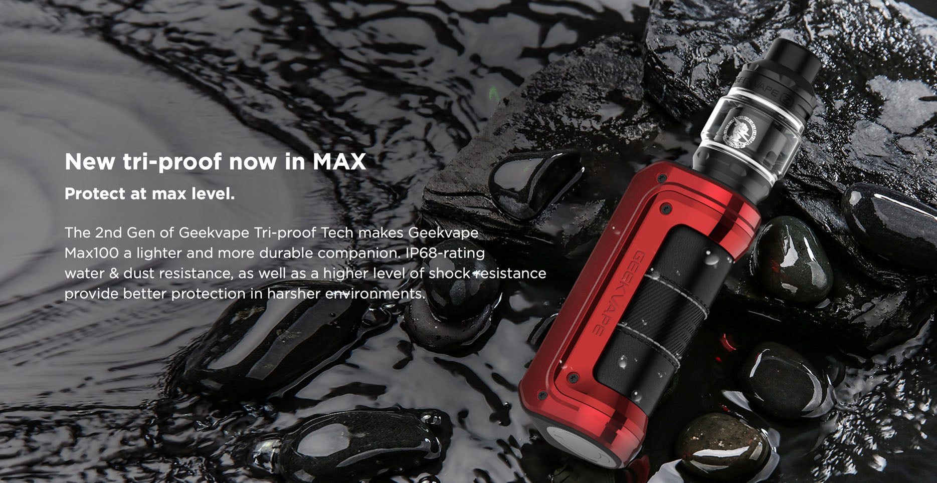 Max100 Aegis Max 2 Vape Kit by Geekvape Durability