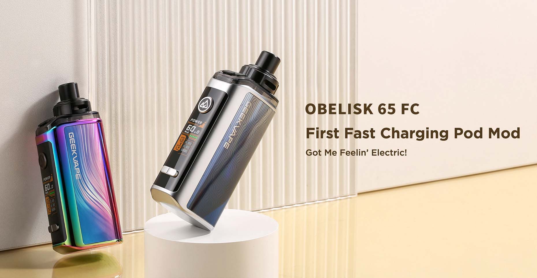 Obelisk 65 FC Vape Pod Mod Kit by Geekvape Banner