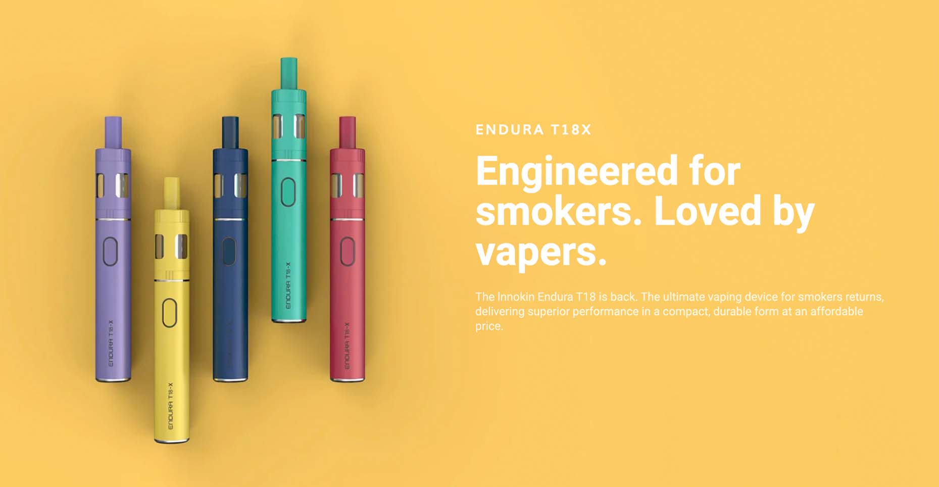 Endura T18X Vape Kit by Innokin Banner