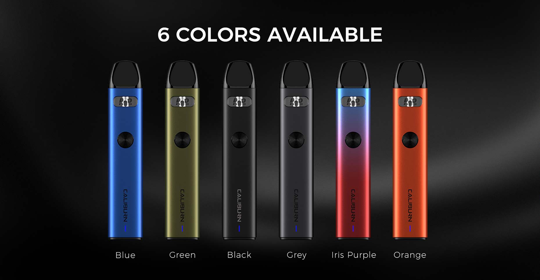 Caliburn A2 Vape Pod Kit by Uwell Colours