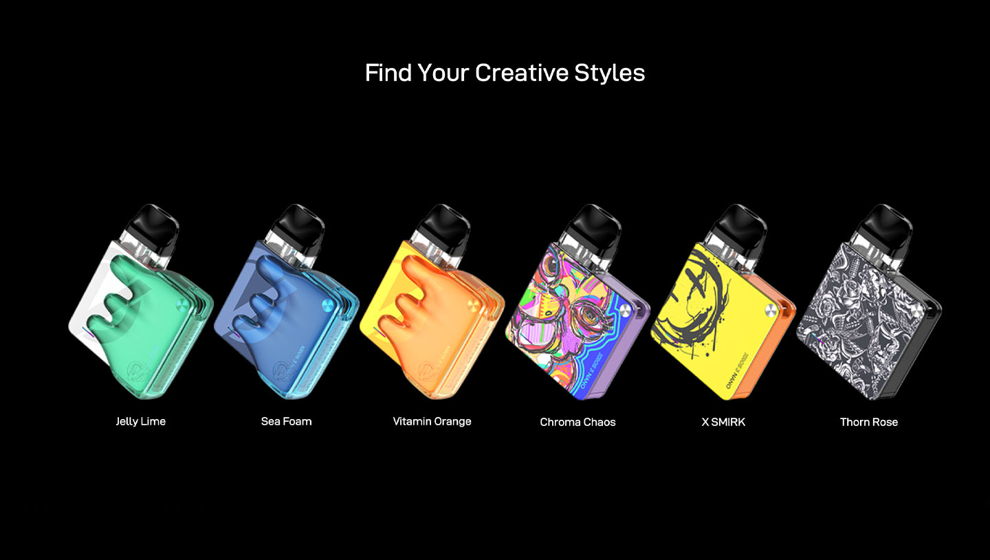 vaporesso xros 3 nano innovation colours