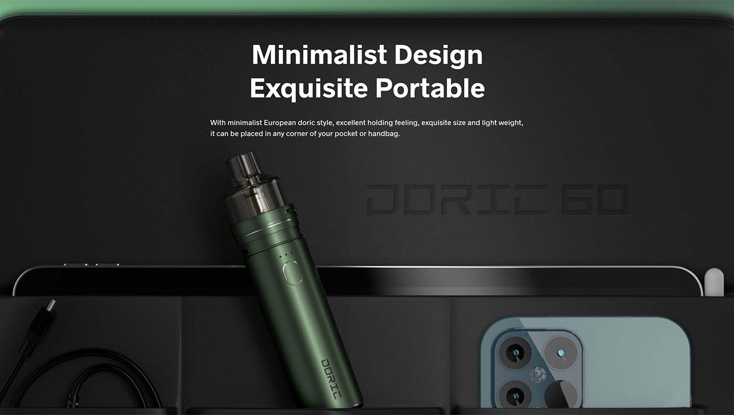 Doric 60 Vape Pod Kit by Voopoo Design