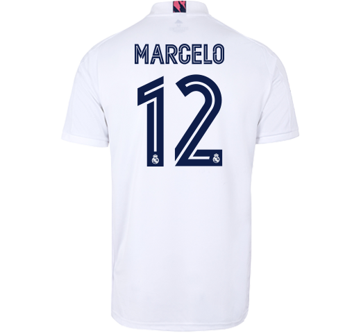 12 Marcelo Mens Real Madrid Home Shirt 