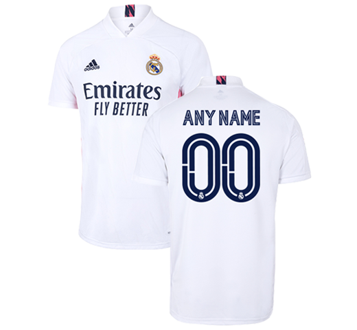Custom Mens Real Madrid Home Shirt 20/21 - White - Real Madrid CF - EU Shop
