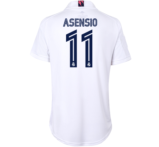 Asensio Womens Real Madrid Home Shirt 