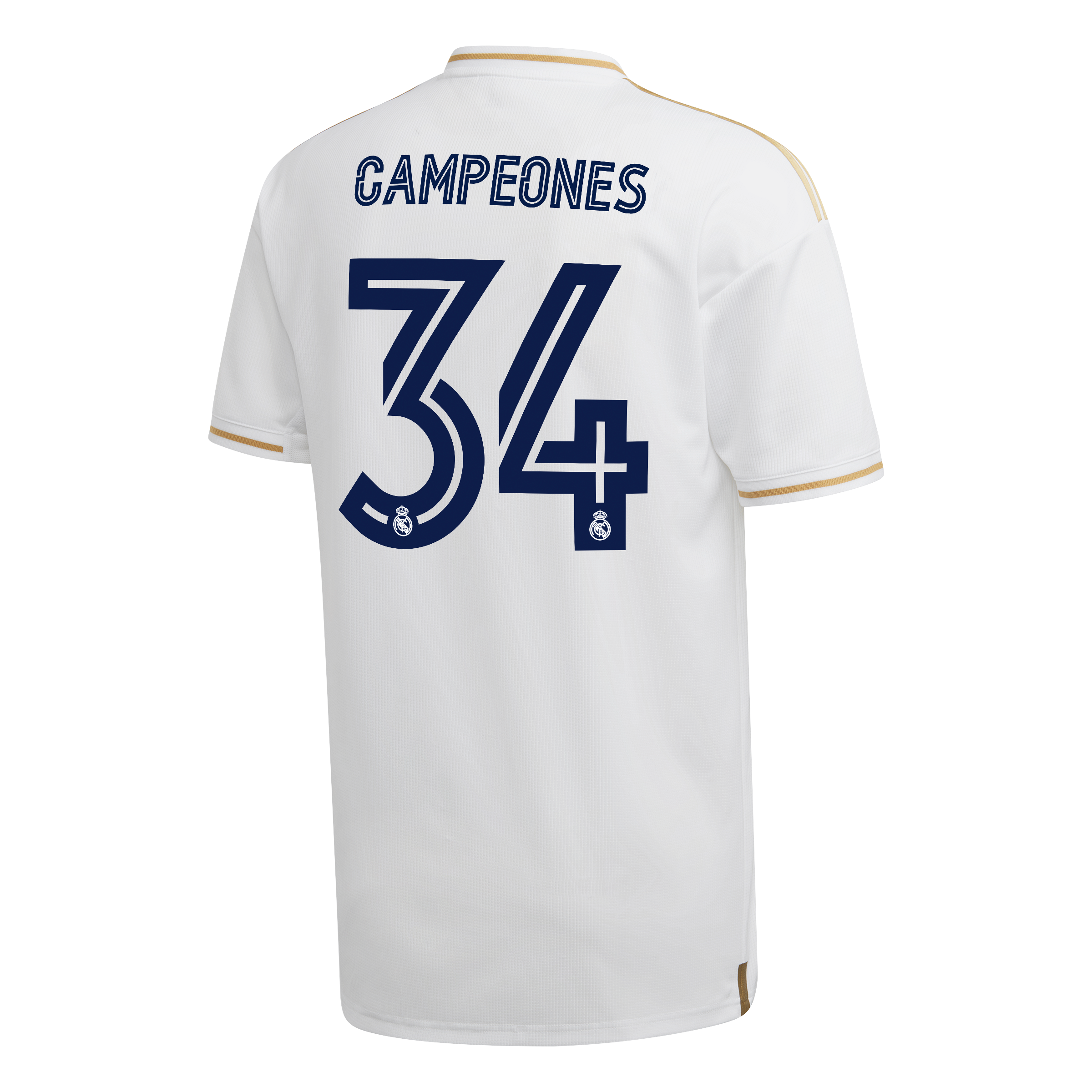 real madrid jersey font name