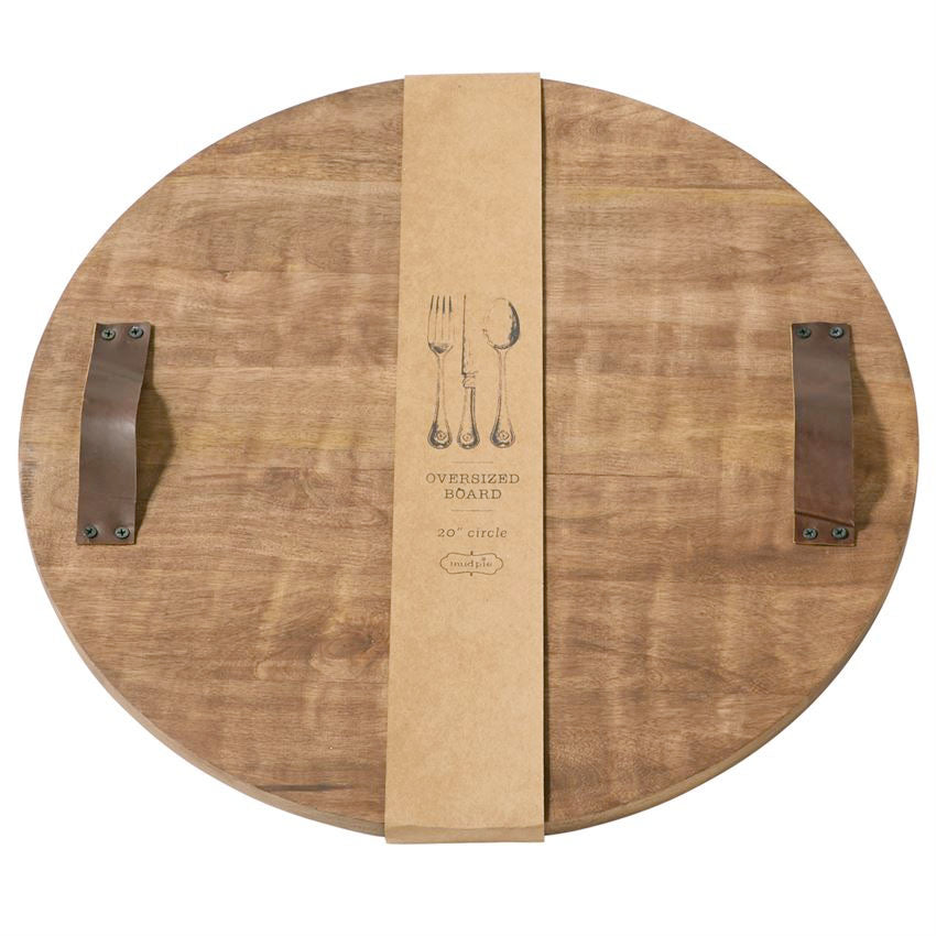 Wooden Cutting Board Riser Oval