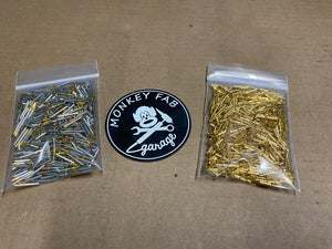 #20 Deutsch pins gold (DTM) - Monkey Fabrication Garage - MFG