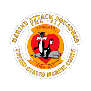 Kiss-Cut Stickers - USMC - Marine Attack Squadron 311 - VMA 311 wo DS