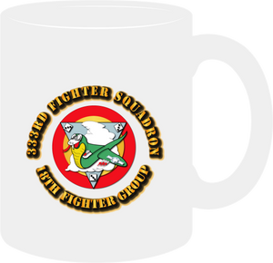 Army Air Corps - 333 Fighter Squadron - 18 Fighter Group - Coral Cobras - Mug