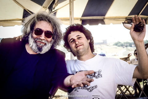 Bob Minkin and Jerry Garcia