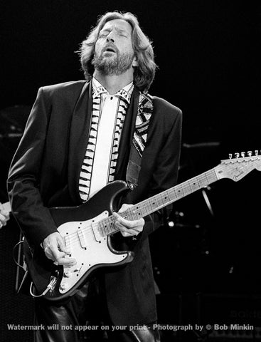 Eric Clapton photo for sale by Bob Minkin