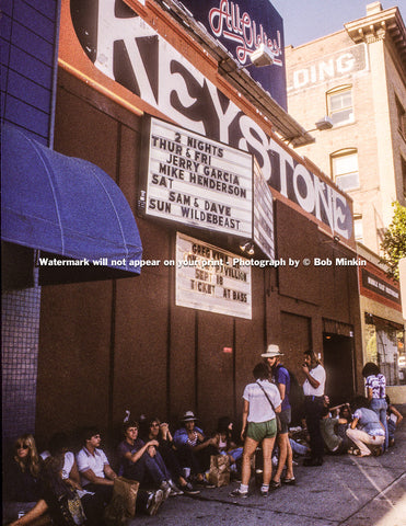 Jerry Garcia Band Keystone Marquee Berkeley by Bob Minkin