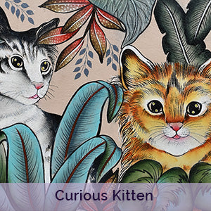 Artwork Curious kitten