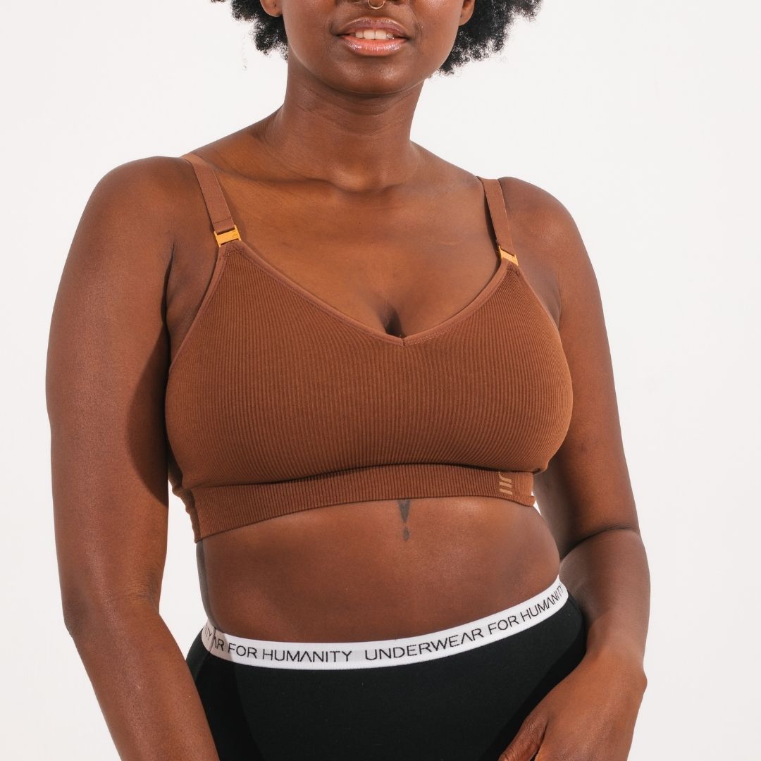 Recycled Crop Bras for All Sizes - Underwear for Humanity